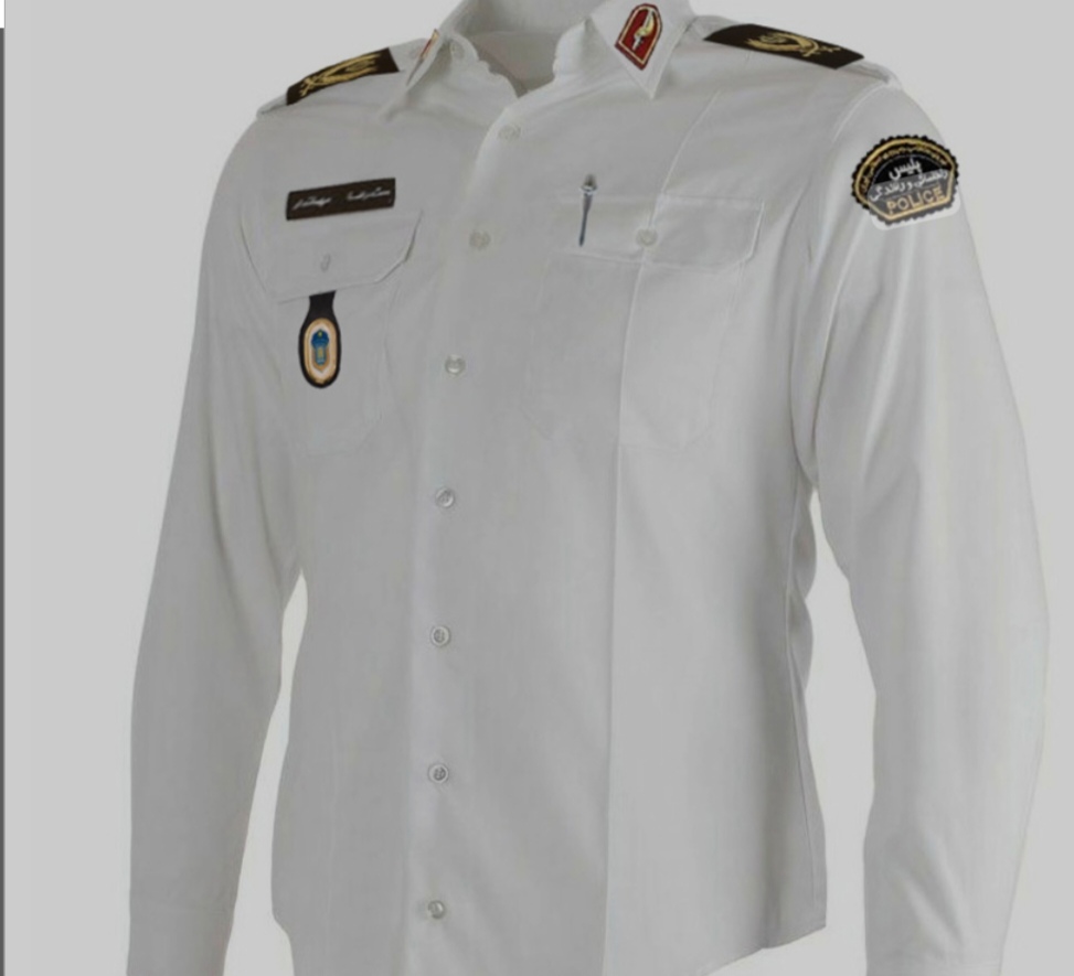 پیراهن نظامی سفید راهنمایی